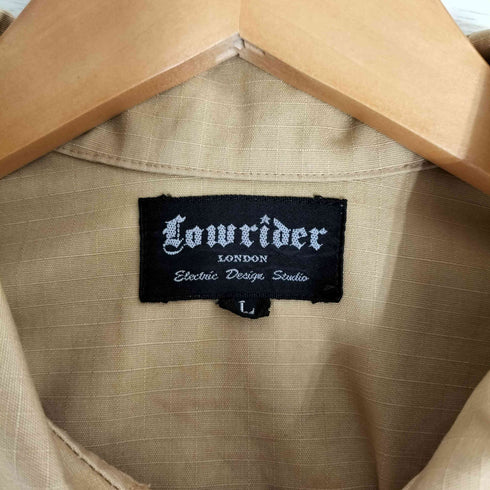 LOWRIDER スナップボタン リップストップ シャツ メンズ import:L