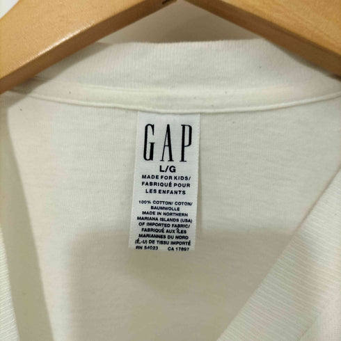 ギャップ Gap 90-00S レンチキュラー印刷 プリント クルーネック S/S Tシャツ メンズ L/G