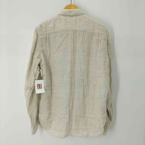 アヴィレックス AVIREX TYPE BLUE L/S リネンガーゼシャツ メンズ import:XL