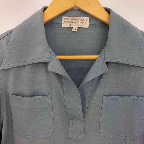 EMANUEL UNGARO PARALLELE PARIS ボタンレス ウール ポロシャツ レディース 11