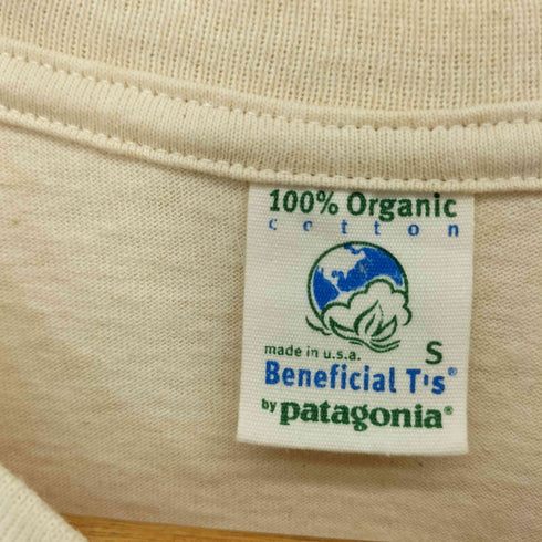 パタゴニア patagonia USA製 Beneficial 無地Tシャツ メンズ JPN:S
