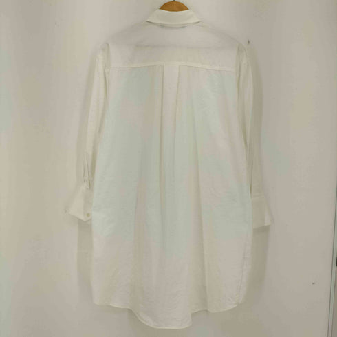 ザラ ZARA エクストラ ロング ナイロンシャツ レディース import:XS