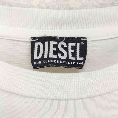 ディーゼル DIESEL 両面プリントクルーネック LS TEE メンズ JPN:XS