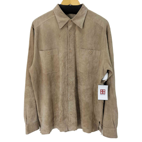 L/S スウェードシャツ メンズ