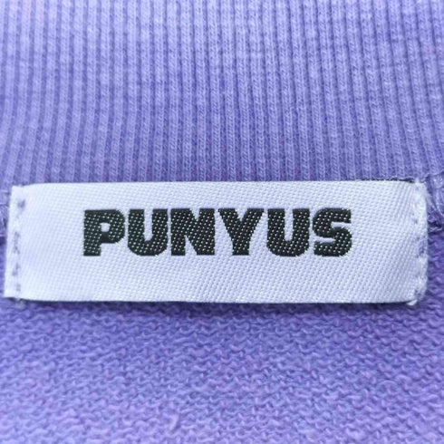 プニュズ PUNYUS ハーフZIPバイカラースウェット レディース JPN:3