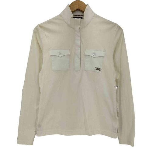 バーバリーゴルフ BURBERRY GOLF スタンドカラー ポロシャツ レディース JPN:M