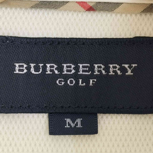バーバリーゴルフ BURBERRY GOLF スタンドカラー ポロシャツ レディース JPN:M