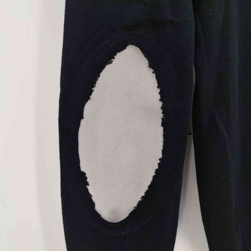 メゾンマルジェラ Maison Margiela イタリア製 14 スウェードエルボーパッチ コットン ニット メンズ import:M