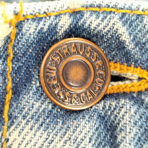 リーバイス Levis 80s- ボタン裏575 オレンジタブ ダメージデニム メンズ