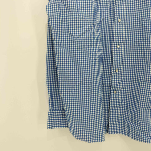 ポロバイラルフローレン Polo by RALPH LAUREN 90S WESTERN CLASSIC FIT ギンガムチェック ウエスタンL/Sシャツ メンズ L