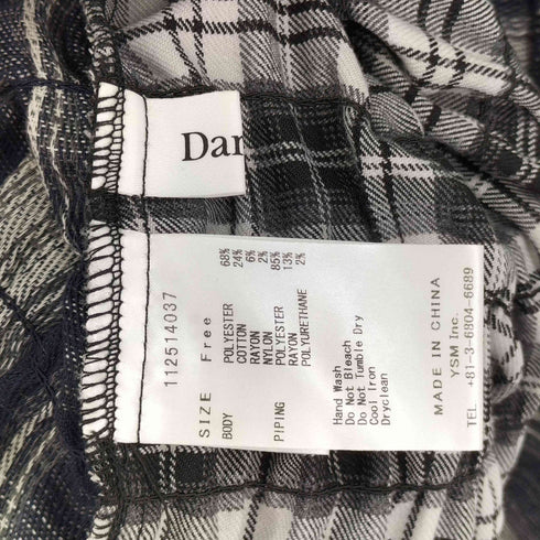 ダーリッチ Darich チェックコンビミニワンピース レディース FREE