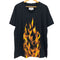 メゾンマルタンマルジェラ Maison Martin Margiela 12SS 1 フレイムプリント ファイヤーT レディース import:L