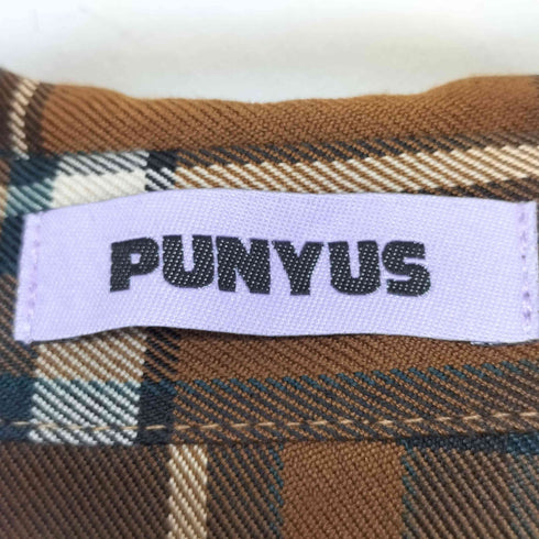 プニュズ PUNYUS ロングスリーブ チェックシャツ レディース JPN:4