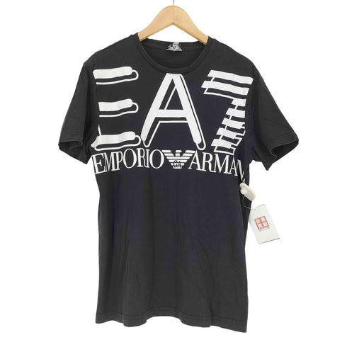 エンポリオアルマーニイーエーセブン EMPORIO ARMANI EA7 ロゴオーバープリントTシャツ メンズ 175/100