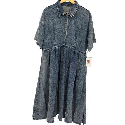 プニュズ PUNYUS 半袖ケミカルシャツワンピース レディース JPN:3
