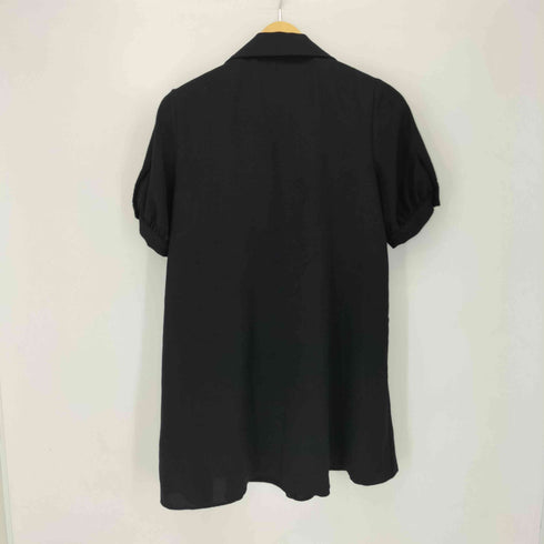 ザラ ZARA オープンカラー フロントプリーツブラウス レディース import:XS