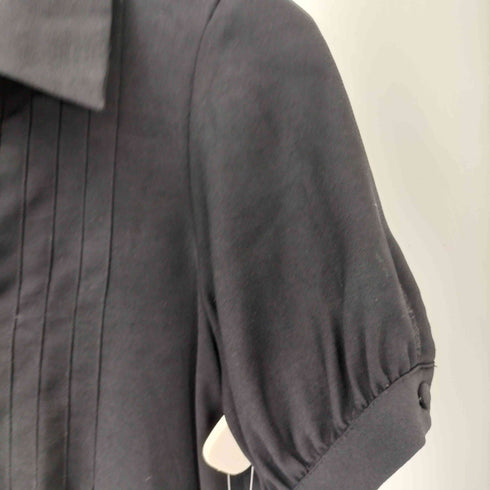 ザラ ZARA オープンカラー フロントプリーツブラウス レディース import:XS