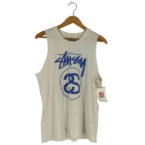 ステューシー Stussy メキシコ製 ノースリーブ クルーネックTシャツ レディース import:L