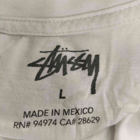ステューシー Stussy メキシコ製 ノースリーブ クルーネックTシャツ レディース import:L