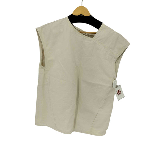 MANOF SLANT NECK DENIM TOPS レディース FREE