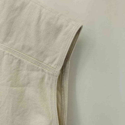 MANOF SLANT NECK DENIM TOPS レディース FREE