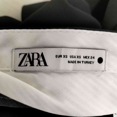 ザラ ZARA タック フレア ショーツ ショートパンツ レディース XS