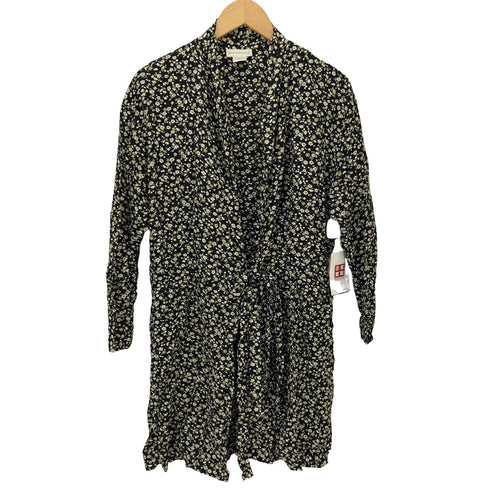 バナナリパブリック BANANA REPUBLIC 90S 白タグ フローラル レーヨン ガウン ワンピース レディース import:S