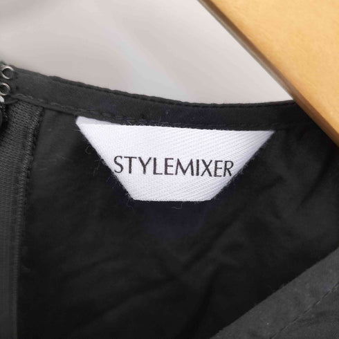 スタイルミキサー STYLEMIXER ティアード ミニワンピース レディース
