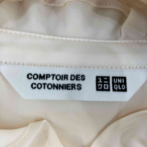 コントワーデコトニエ COMPTOIR DES COTONNIERS サテンフリルブラウス レディース JPN:M