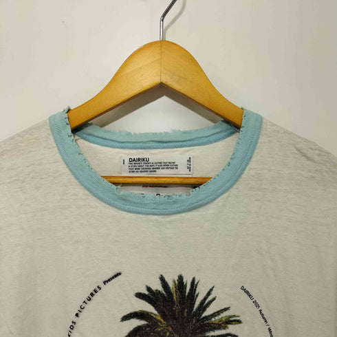 ダイリク DAIRIKU Palms Trim Tee メンズ L