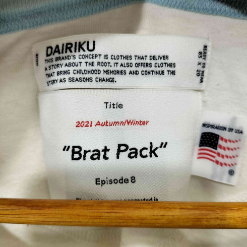 ダイリク DAIRIKU Palms Trim Tee メンズ L