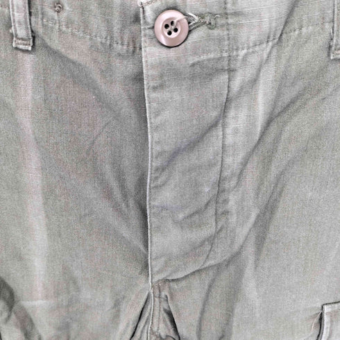 ユーエスアーミー U.S. ARMY 90S LAJAS INDUSTRIES社製 GREEN483 リップストップカーゴパンツ メンズ SMALL SHORT