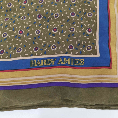 ハーディエイミス HARDY AMIES 総柄シルク スカーフ レディース