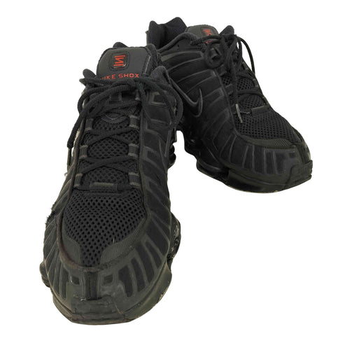 ナイキ NIKE SHOX TL BLACK/BLACK-MTLC HEMATITE-MAX ORANGE メンズ JPN:27.5