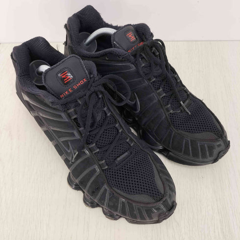 ナイキ NIKE SHOX TL BLACK/BLACK-MTLC HEMATITE-MAX ORANGE メンズ JPN:27.5