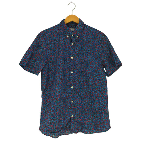 ギャップ Gap SLIM FIT 花柄 ボタンダウンシャツ メンズ import:M