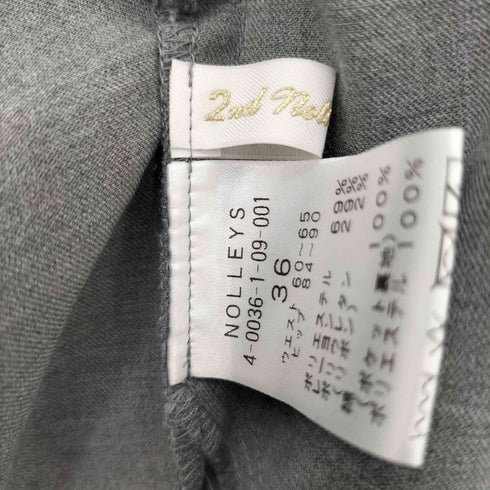 ノーリーズ NOLLEY’S 2nd nolley's ウォッシャブルElegantイージーパンツ レディース JPN:36