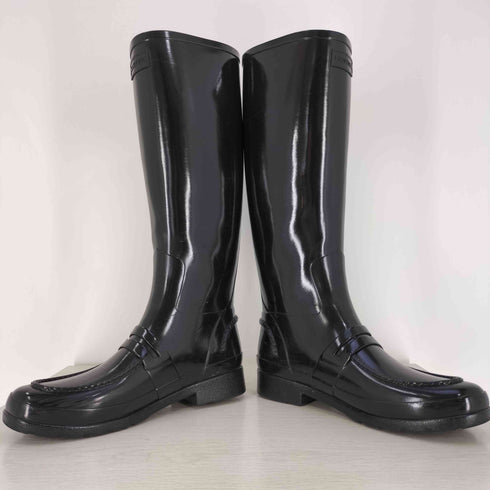 ハンター HUNTER ORIG REFINED PENNY LOAFER TALL レインブーツ レディース UK:5 / US:7 / EU:38