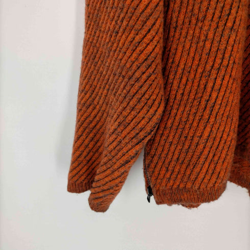 WYATT CULSENA 8G BIAS WIDE RIB SIDE ZIP NECK メンズ JPN:2