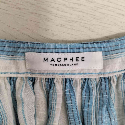 マカフィー MACPHEE フレンチリネン ギャザーワンピース レディース JPN:36