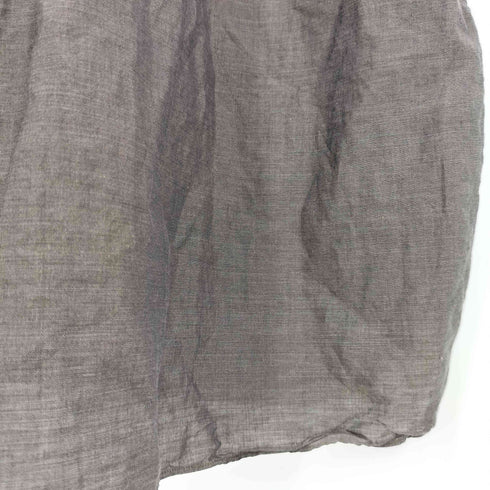 フィナモレ FINAMORE イタリア製 コットンリネン シャツワンピース レディース 40