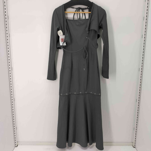 メルトザレディ Melt the lady スナップボタンデザイン L/S ワンピース レディース FREE
