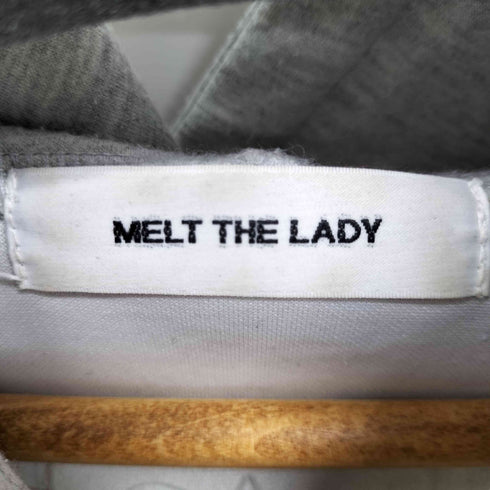 メルトザレディ Melt the lady girls body sweat set up gray レディース FREE