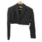 ザラ ZARA クロップドテーラードジャケット レディース import:XS