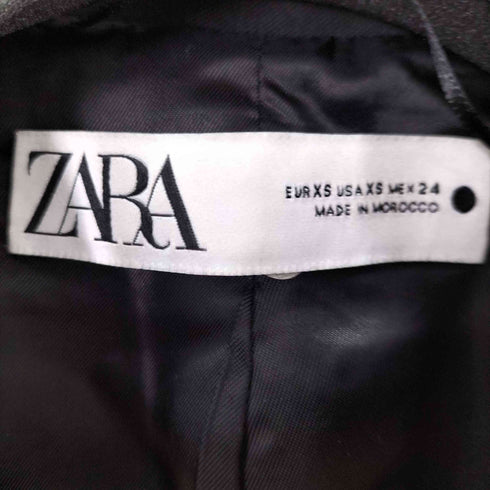 ザラ ZARA クロップドテーラードジャケット レディース import:XS