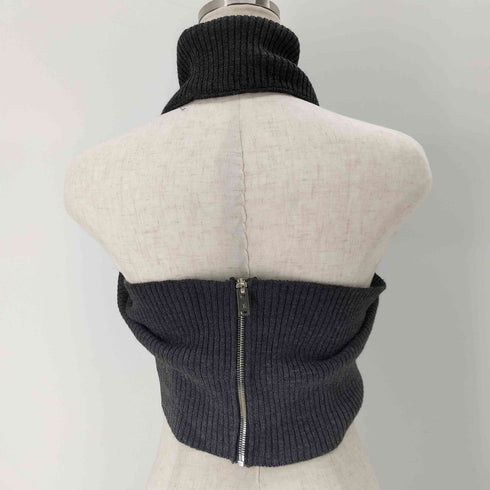 ジョンローレンスサリバン JOHN LAWRENCE SULLIVAN HALTER NECK KNIT TOP レディース OS