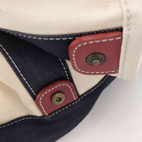トミーヒルフィガー TOMMY HILFIGER USA製 キャンバスハンドバッグ メンズ