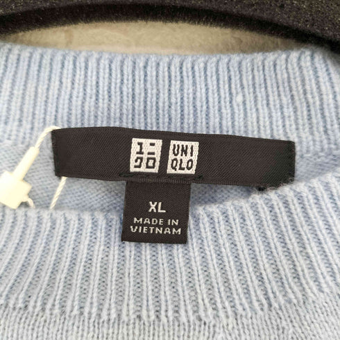 ユニクロ UNIQLO 3Dカシミヤクルーネックセーター レディース JPN:XL