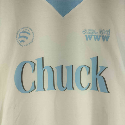 チャック chuck フロントプリント S/S ゲームシャツ レディース JPN:L