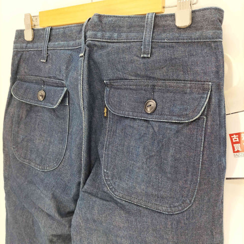 リーバイス Levis PREMIUM 金タブ バックフラップポケット ジップフライ ブーツカット デニムパンツ メンズ W:32 L:32